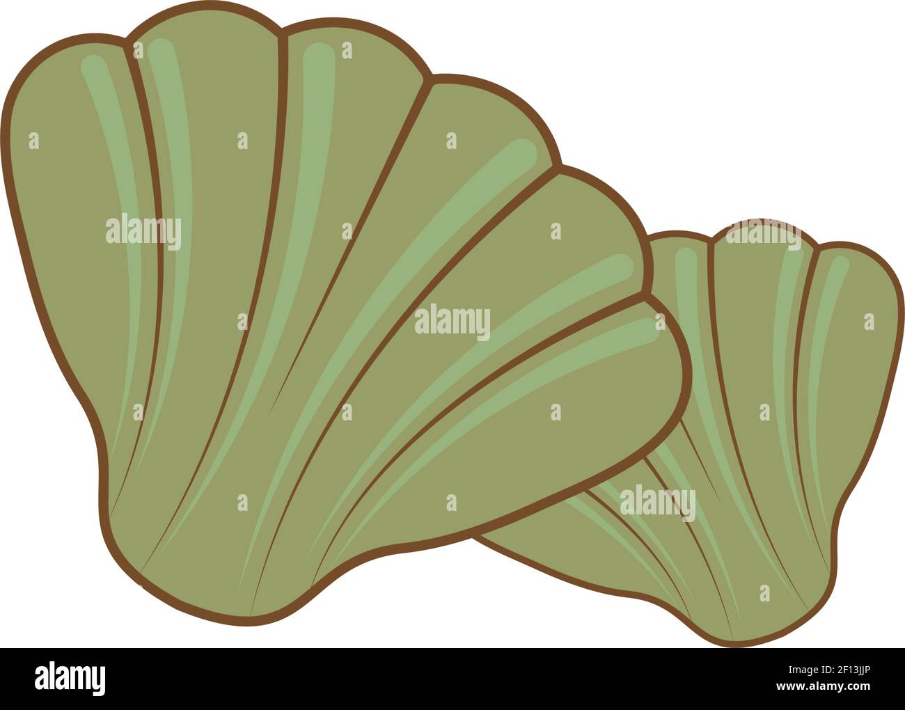 modèle de conception d'illustration d'icône de vecteur clams Illustration de Vecteur
