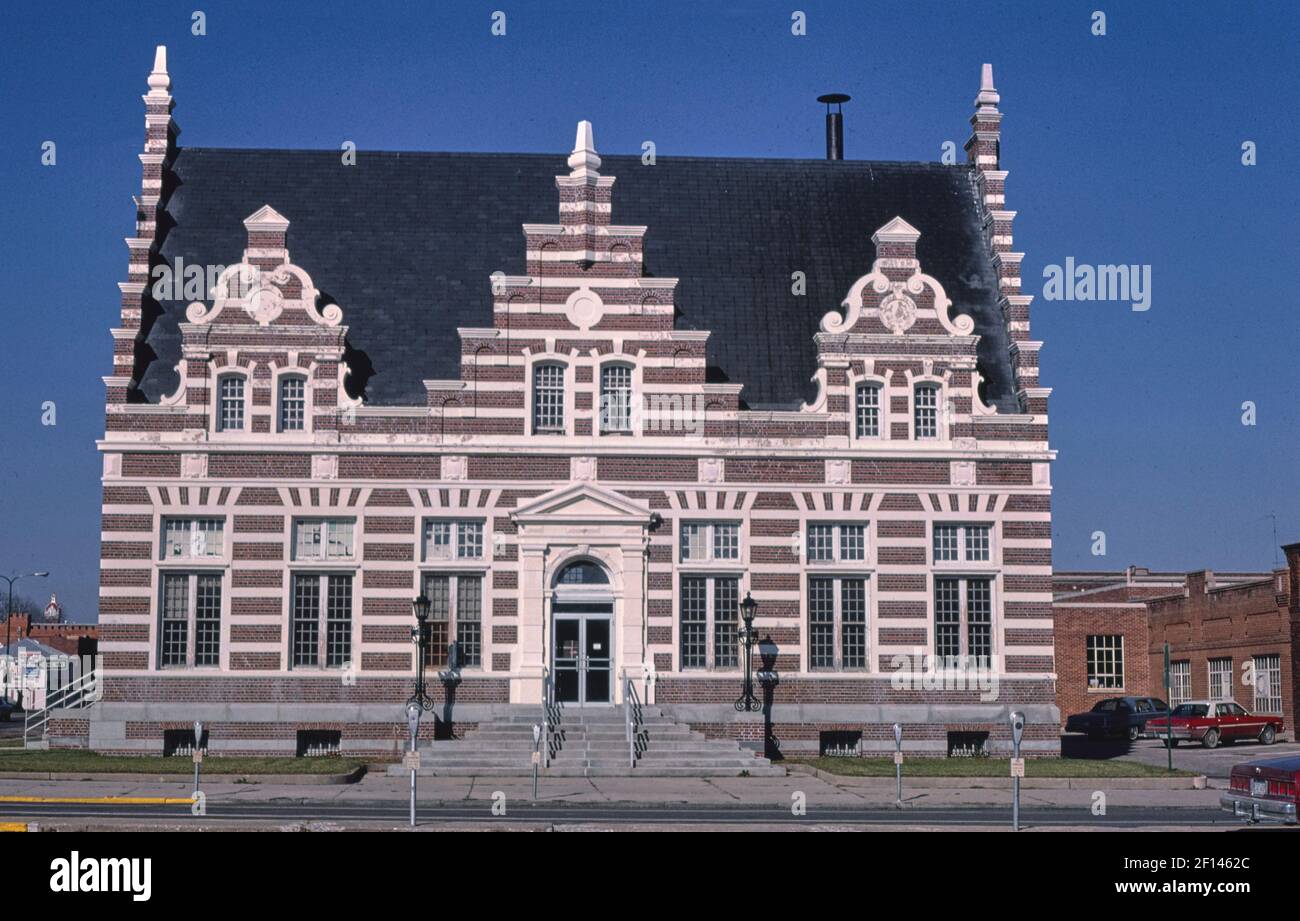 Bureau de poste New Ulm Minnesota ca. 1981 Banque D'Images