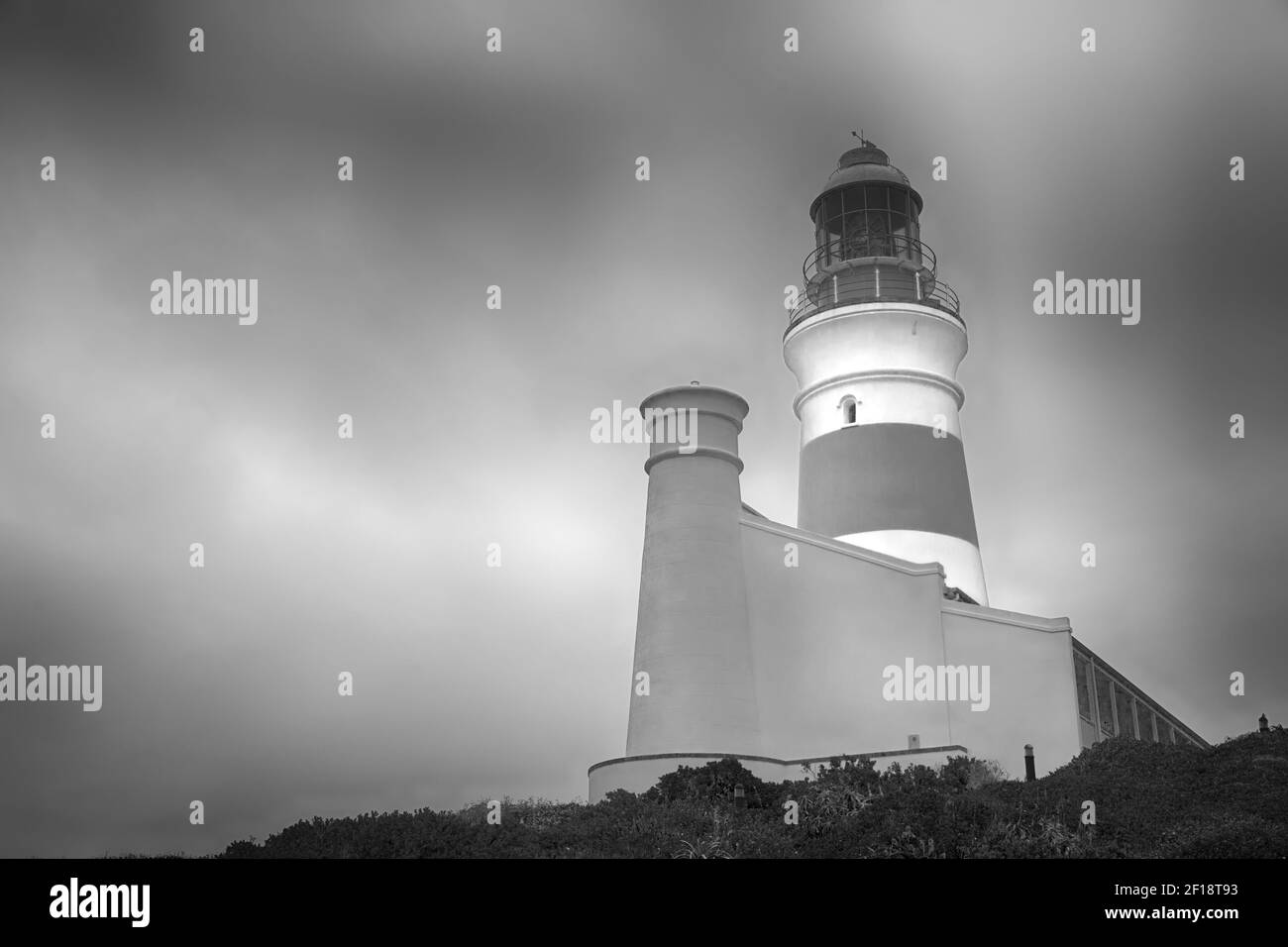 En Afrique du Sud côte et phare Banque D'Images