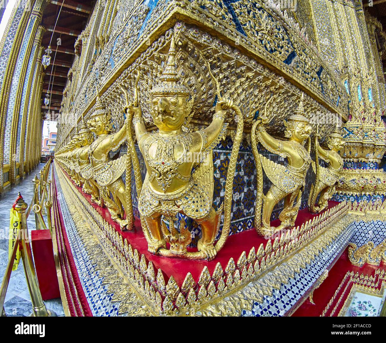 Bangkok Thaïlande Grand Palace sont l'un des plus populaires Destinations touristiques à Bangkok Banque D'Images