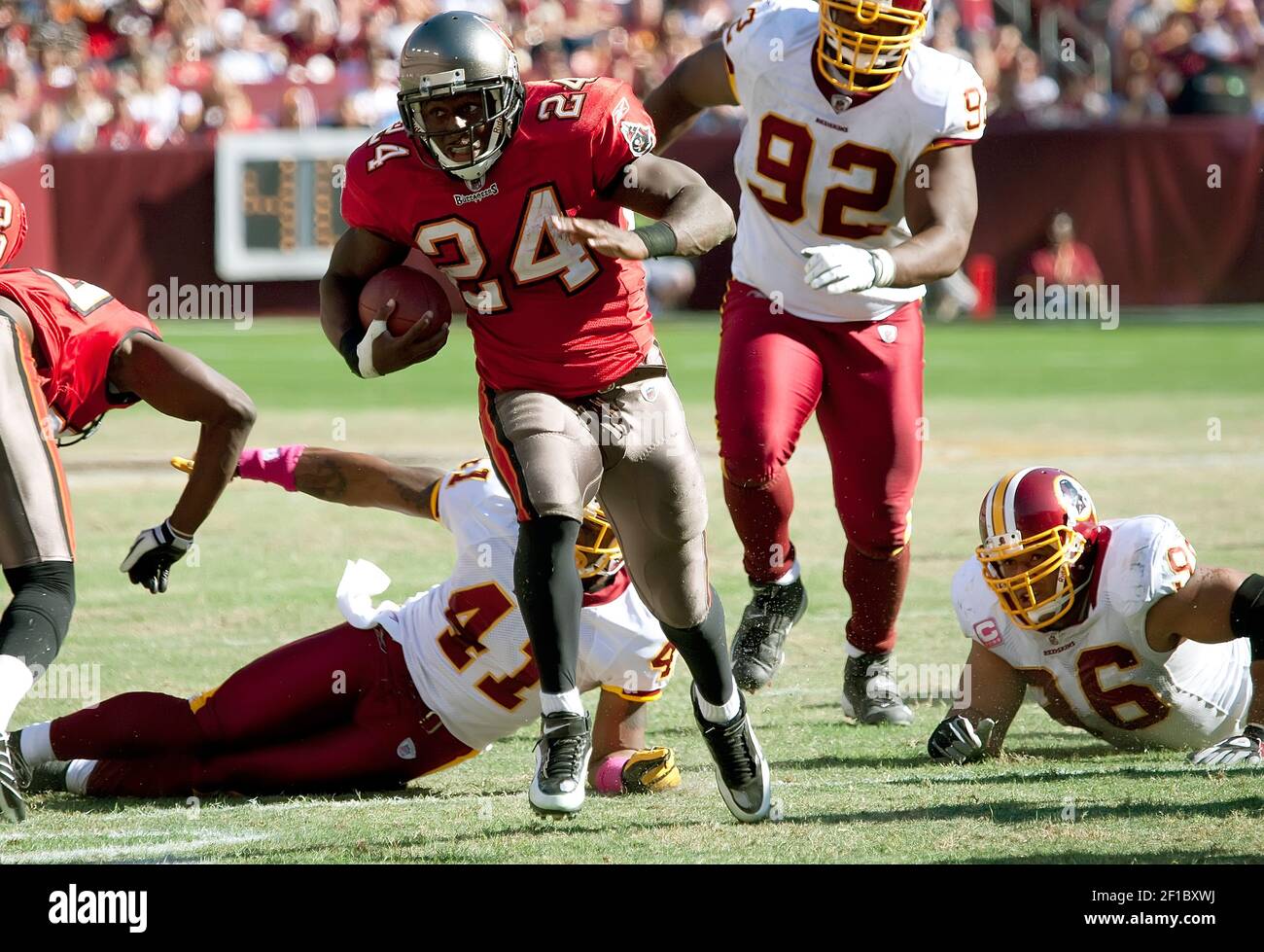 Tampa Bay Buccaneers Carnell Williams on the sidelines of the Louisiana  Superdome during action against the New Orleans Saints October 8, 2006. The  Saints defeated the Buccaneers 24-21. (UPI Photo/A.J. Sisco Stock