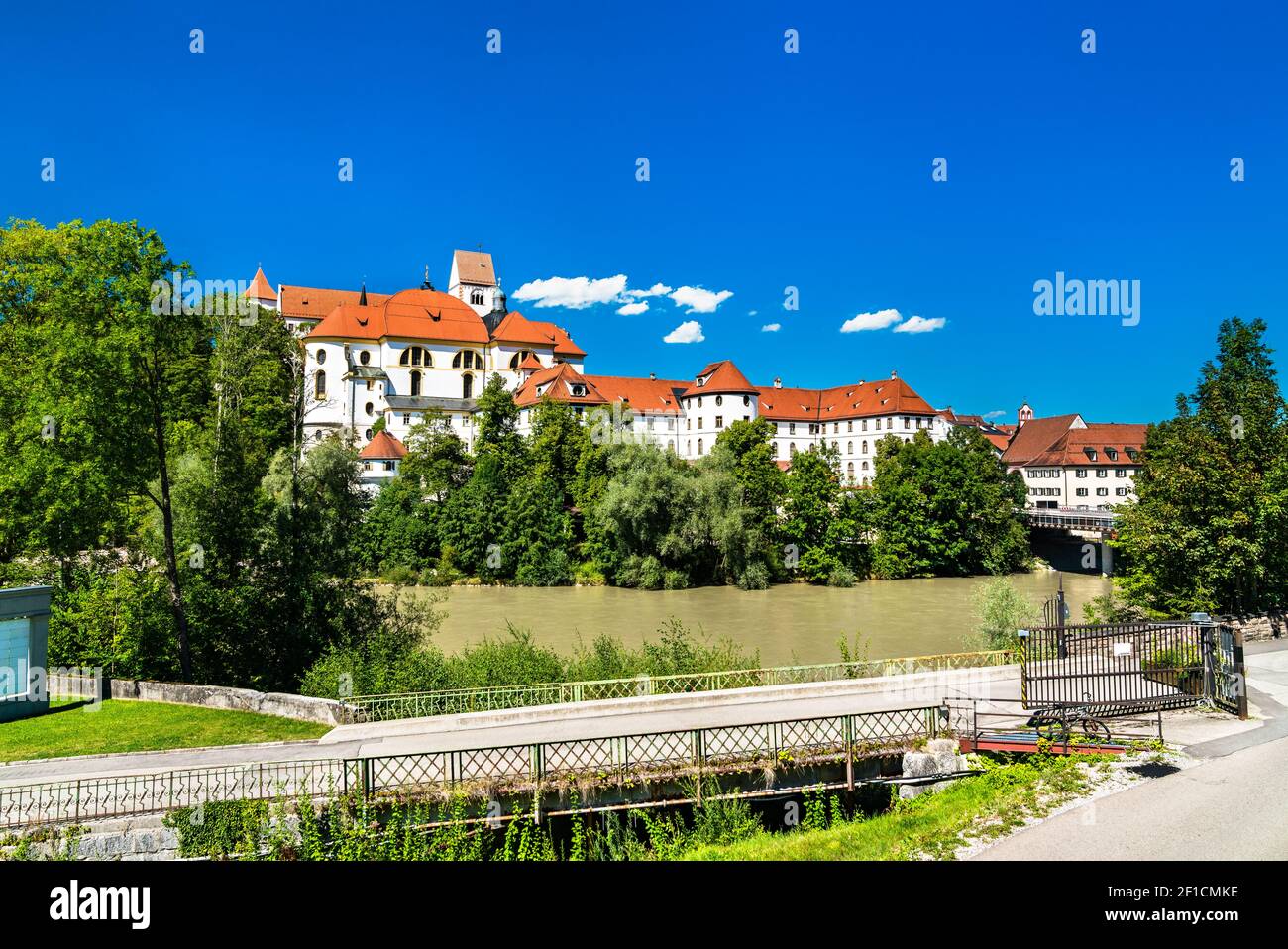 Abbaye de Saint-Mang à Fussen, Allemagne Banque D'Images