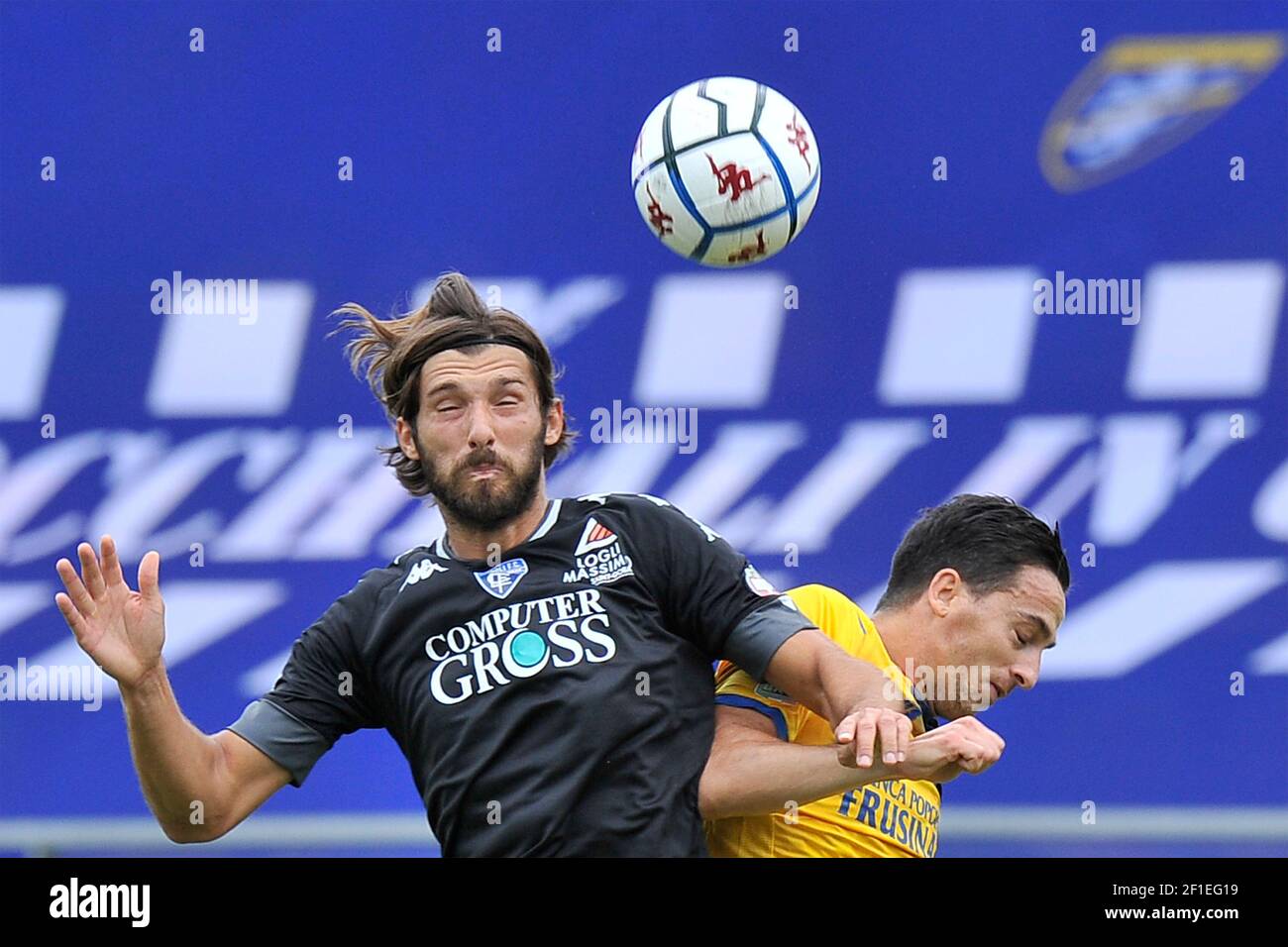 Leonardo Mancuso joueur d'Empoli, lors du premier match de la série italienne de championnat de football B entre Frosinone - Empoli résultat final 0-2, ma Banque D'Images