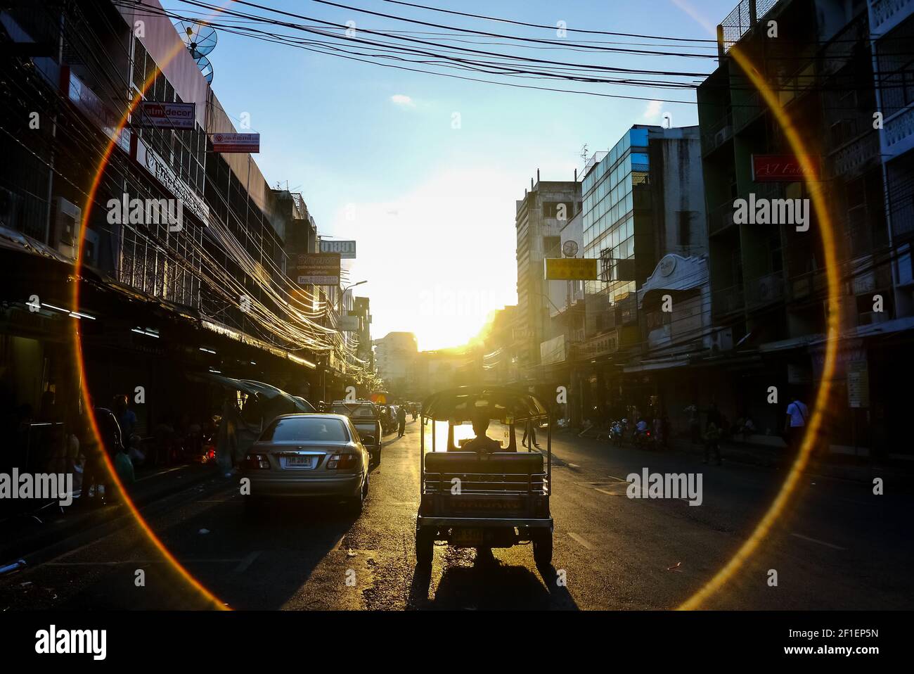 Bangkok, Thaïlande - 22 2014 mai : vie de rue à Yaowarat, quartier chinois de Bangkok Banque D'Images