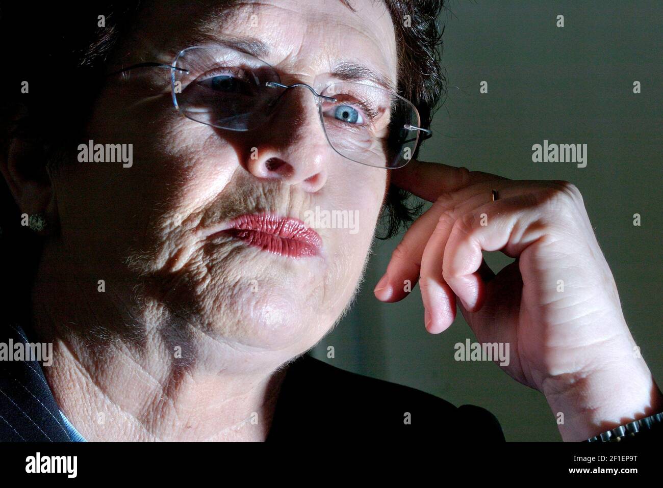 BILLIE-JEAN KING 16/6/2005 PHOTO DAVID ASHDOWNTENNIS Banque D'Images