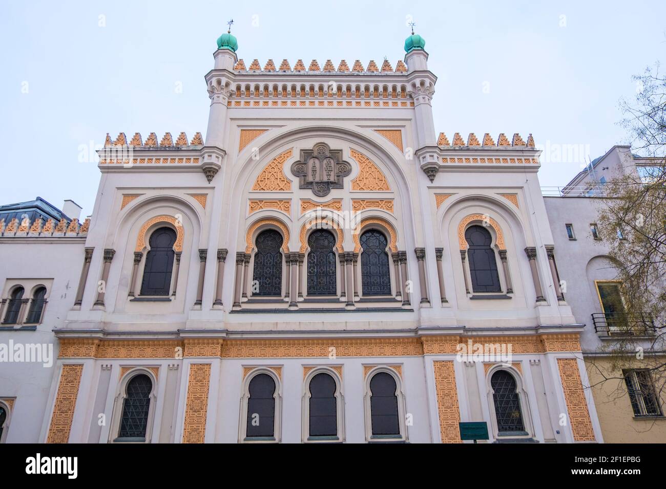 Španělská Synagoga, Synagogue espagnole, Josefov, Prague, République tchèque Banque D'Images