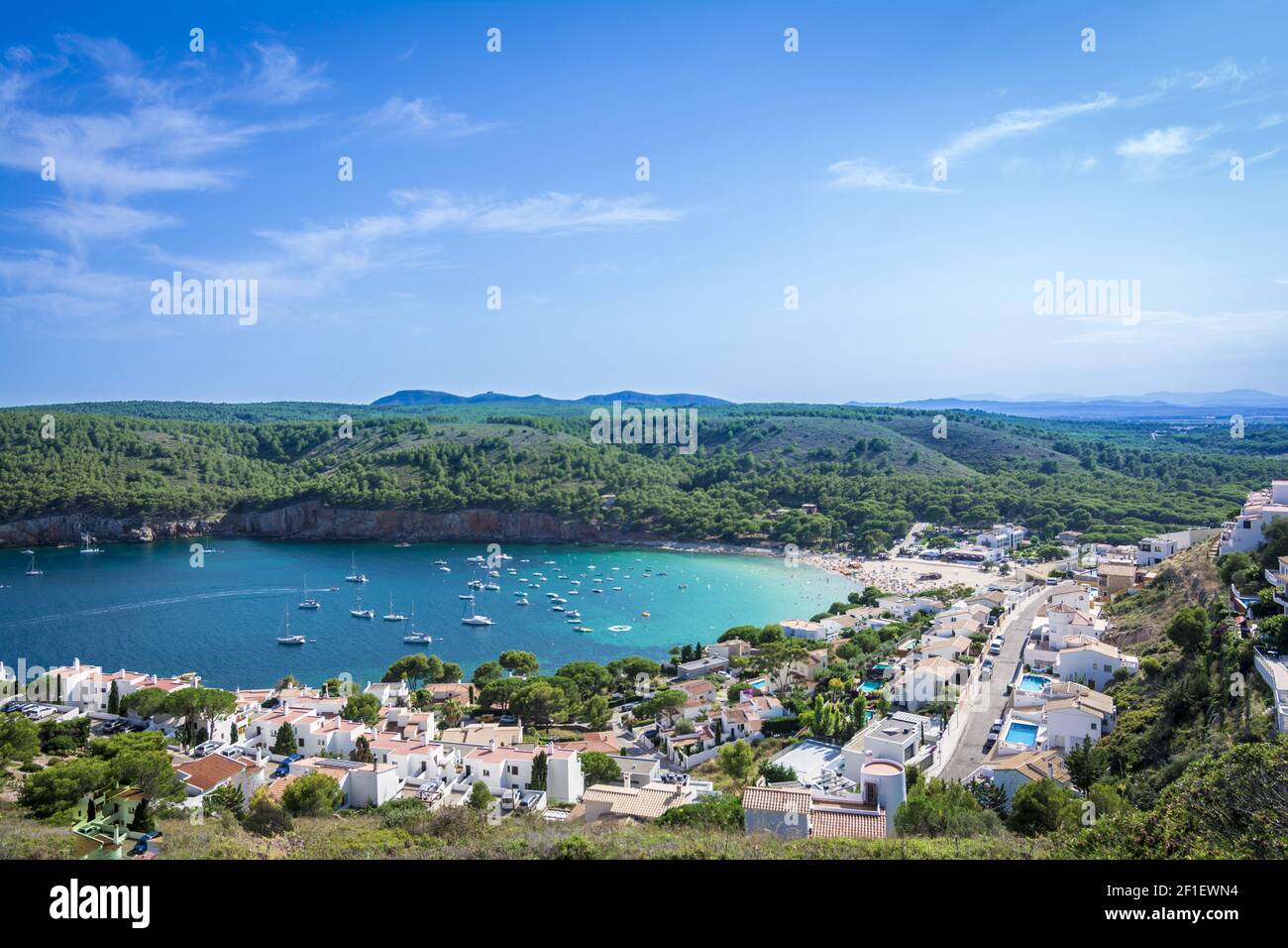 Petite baie de Cala Montgo, costa brava, Espagne Banque D'Images