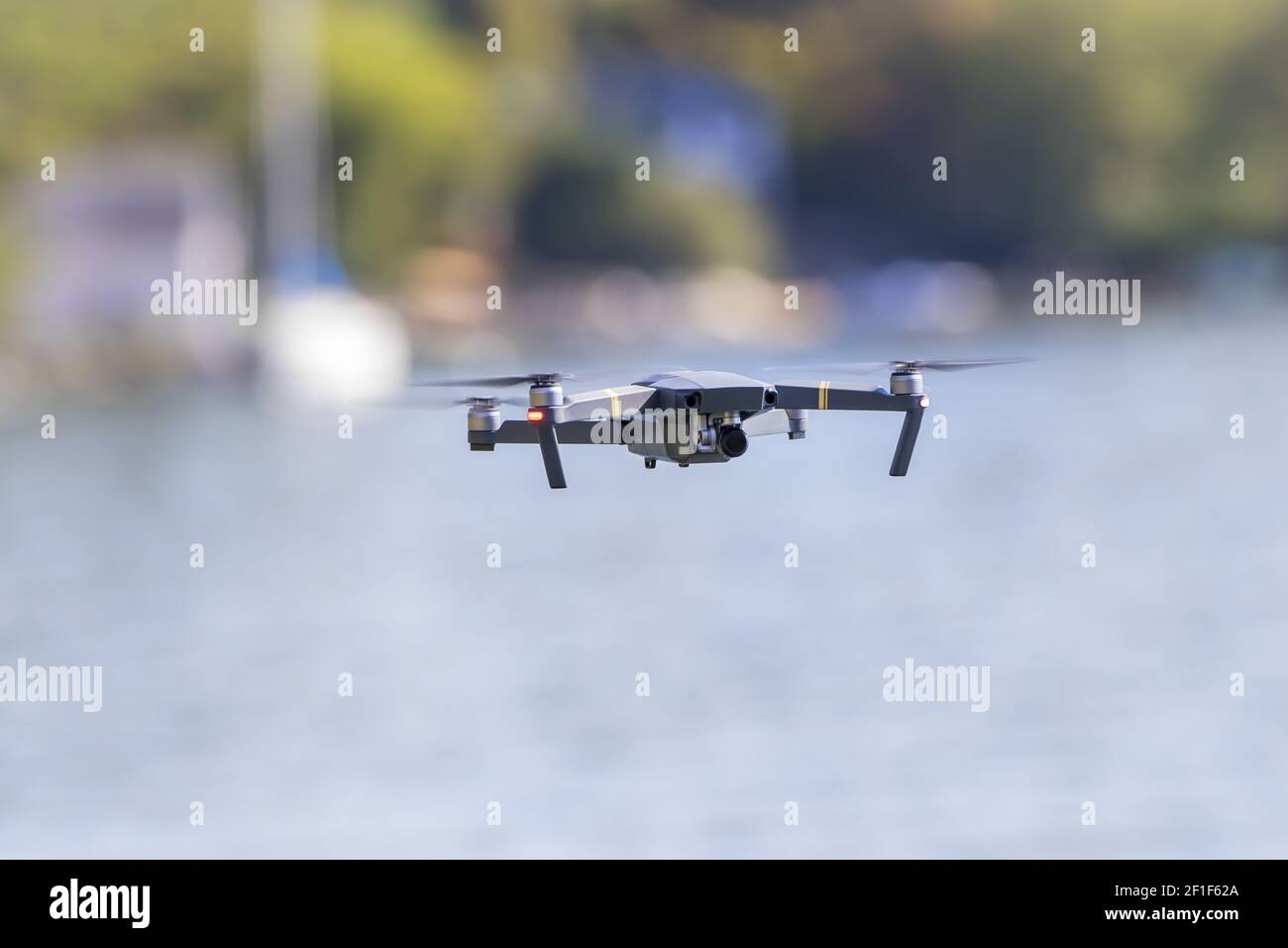 Drone personnel en action Banque D'Images