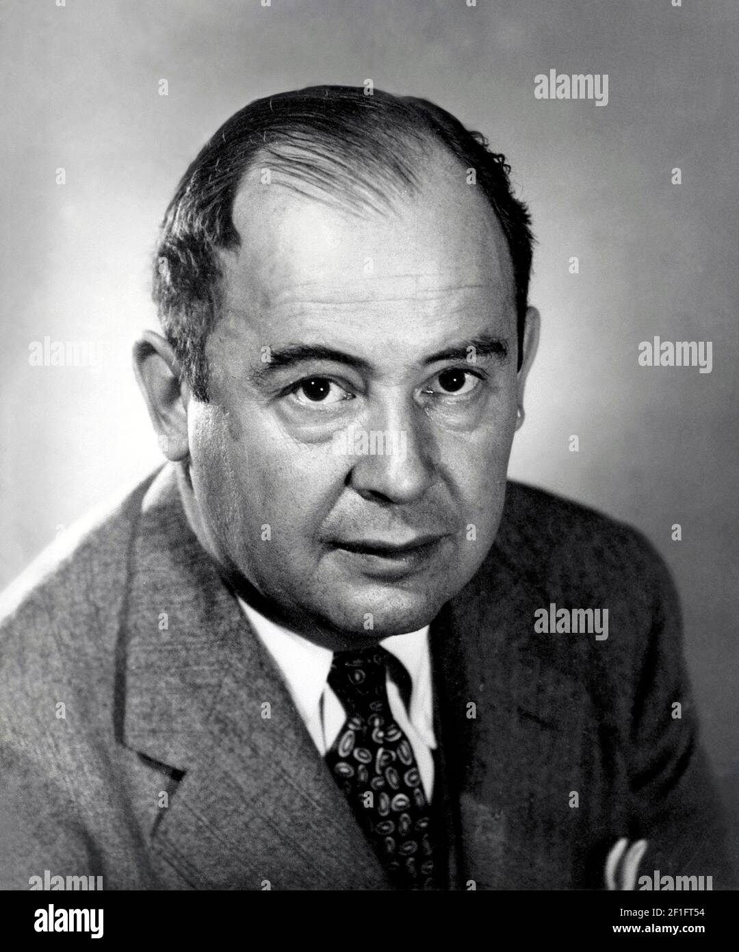 John von Neumann. Portrait du mathématicien, physicien et ingénieur hongrois-américain, John von Neumann (1903-1957) Banque D'Images