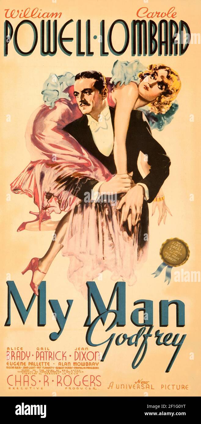 mon-homme-godfrey-affiche-de-film-classique-ancienne-et-ancienne