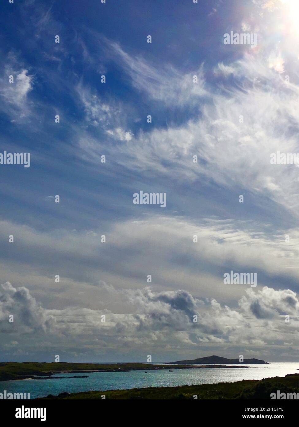 Big Blue Sky Banque D'Images