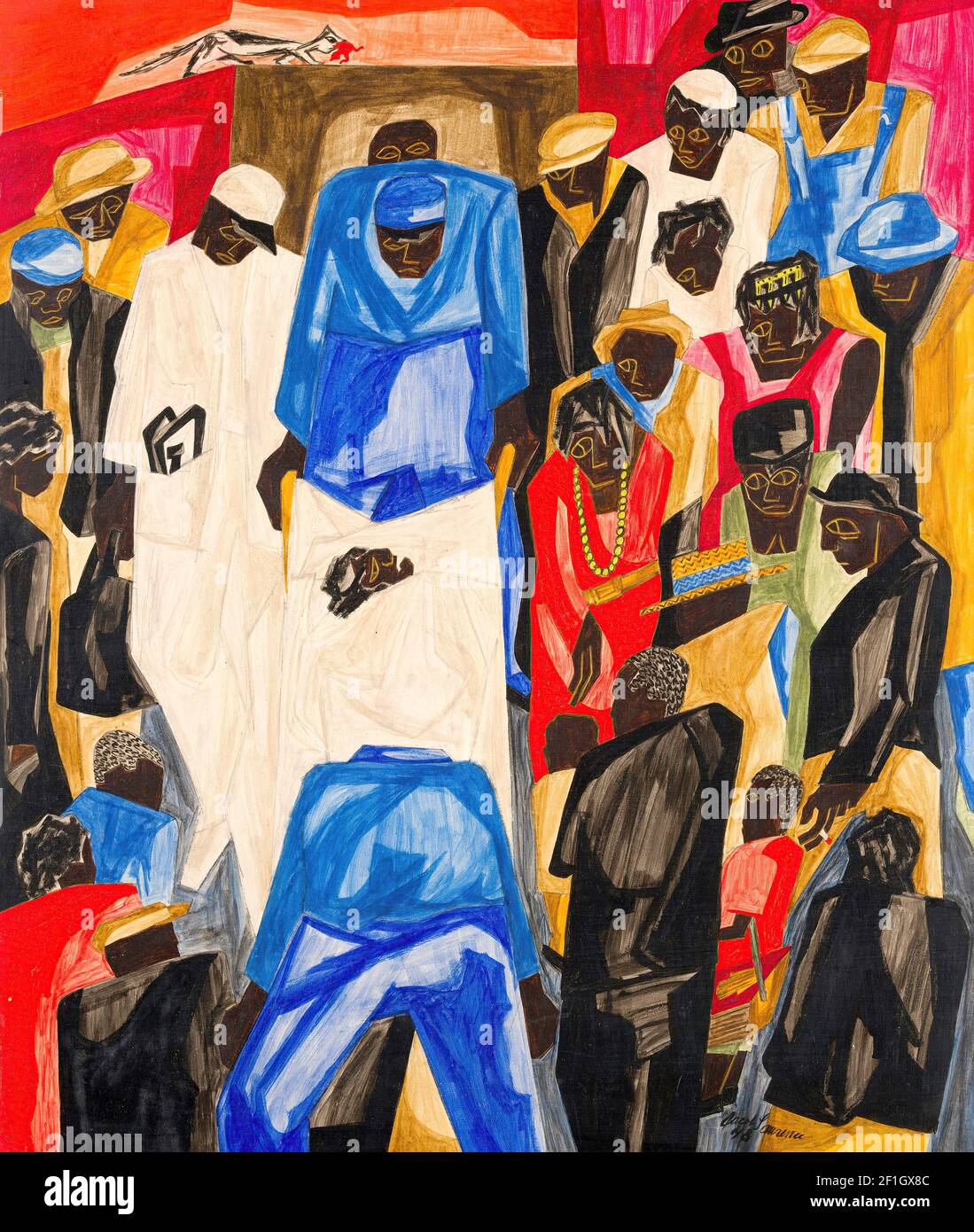 Jacob Lawrence - appel d'ambulance Banque D'Images