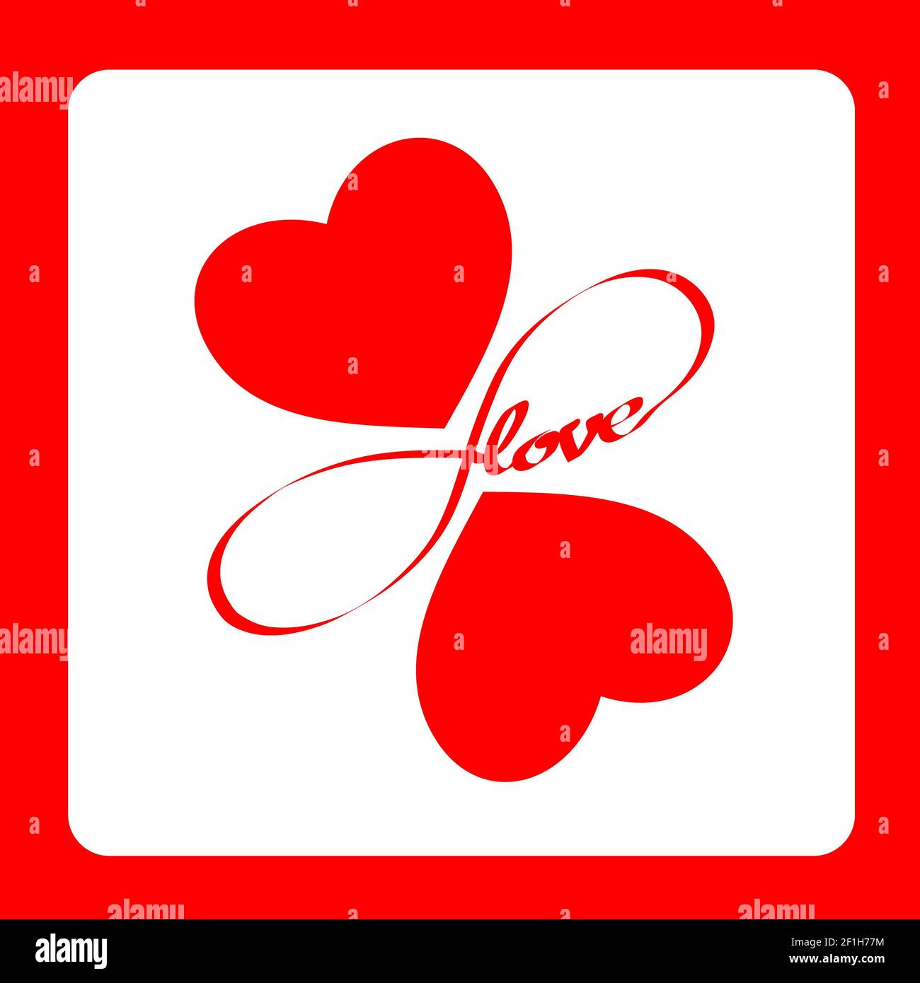 Coeur-papillon Banque D'Images