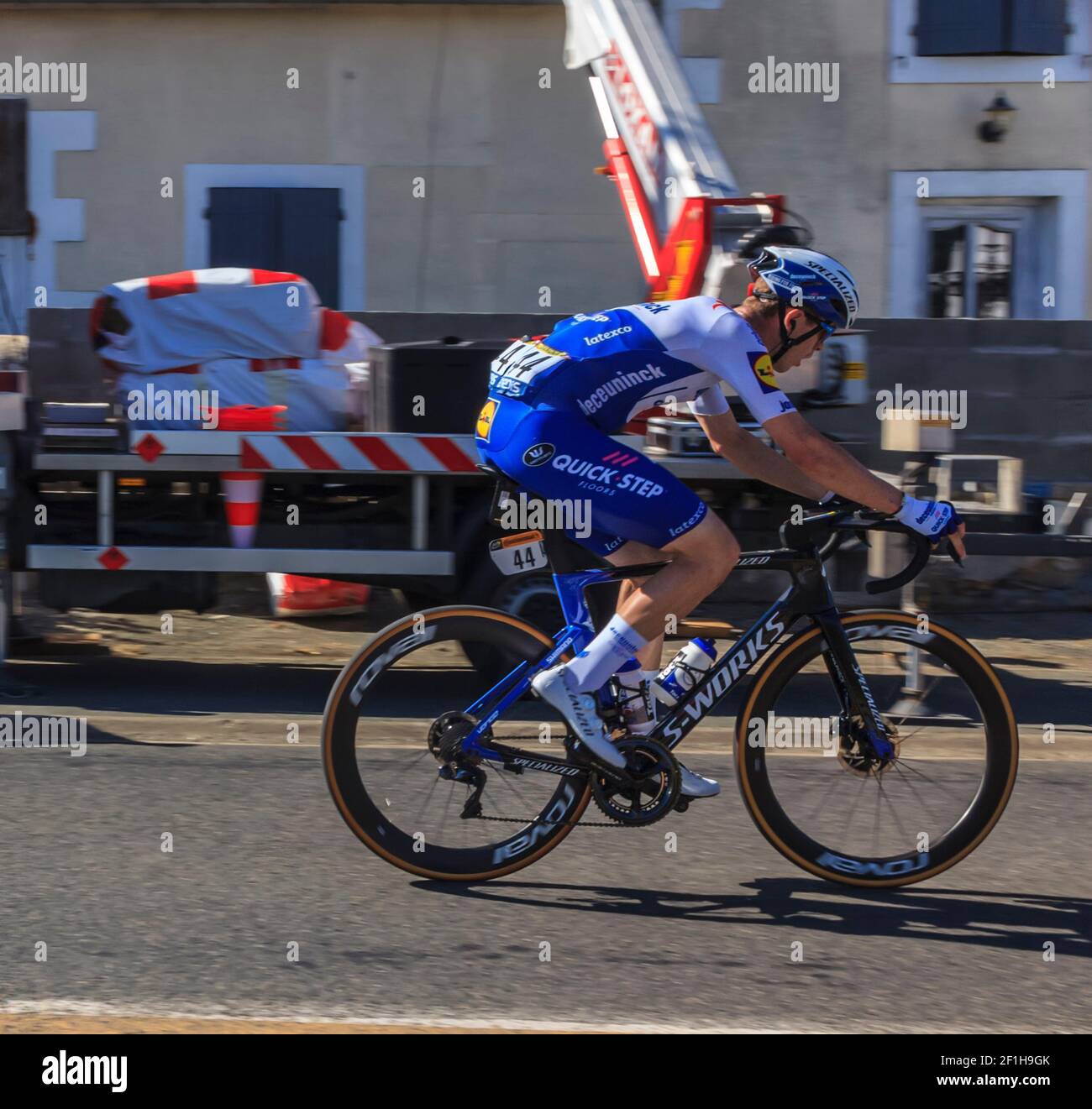 Les Grands Ajoncs France 09 septembre 2020 Le cycliste francais Remi Cavagna de l equipe Deceuninck Quick Step a l etape 11 du Tour de Photo Stock Alamy