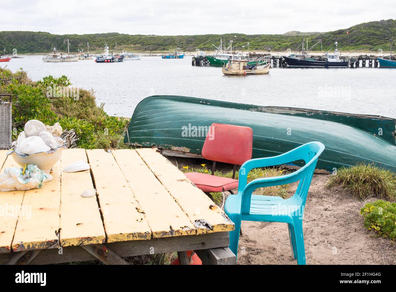 Cape Wickham, île King Banque D'Images