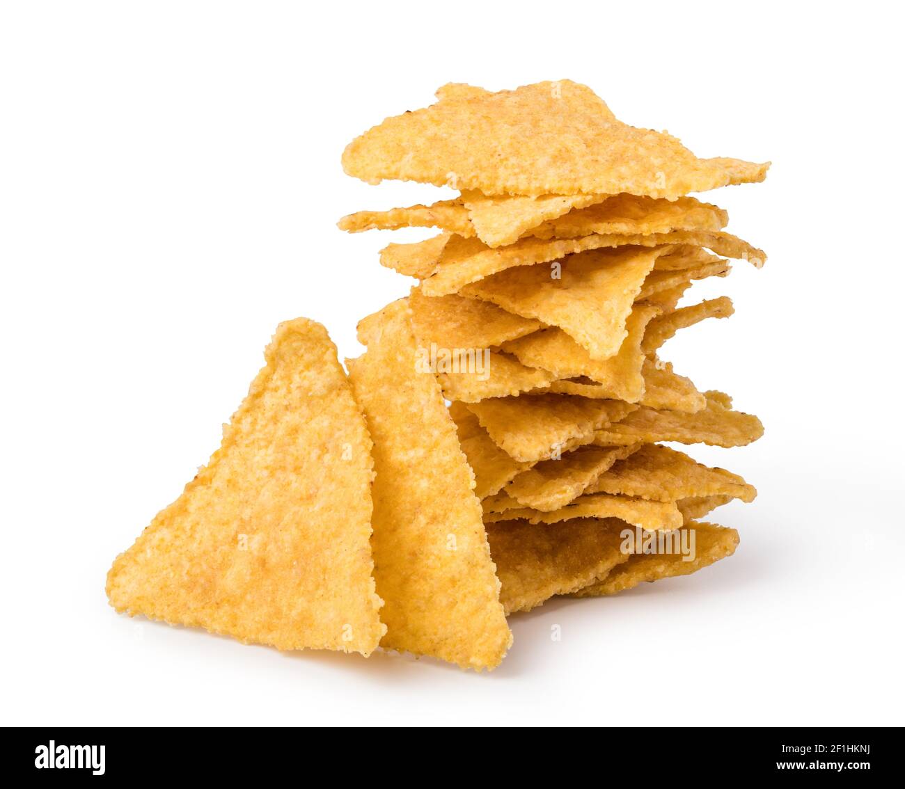 Copeaux de nachos Banque D'Images