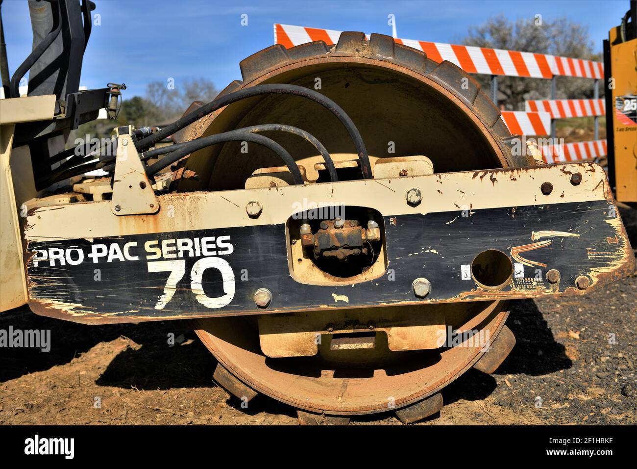 Compacteur de sol Ingersoll Rand Pro Pac 70. Banque D'Images