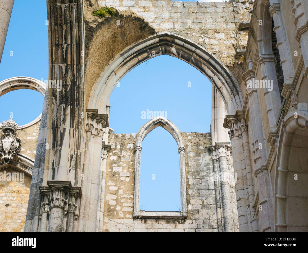 Couvent de Notre Dame du Mont Carmel, Convento do Carmo à Lisbonne Banque D'Images