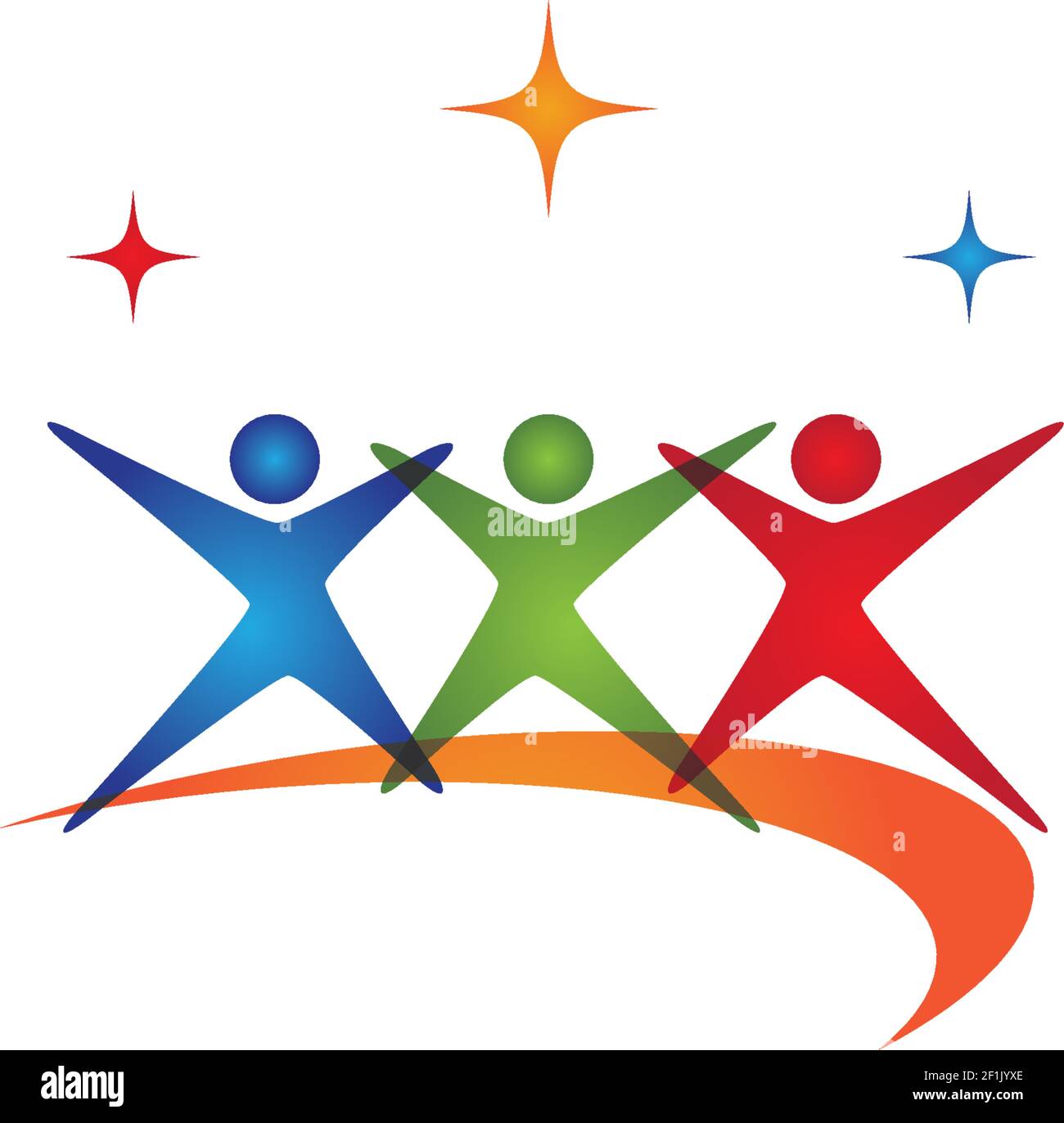 Modèle de logo sain vie dessin d'illustration d'icône vectorielle Illustration de Vecteur