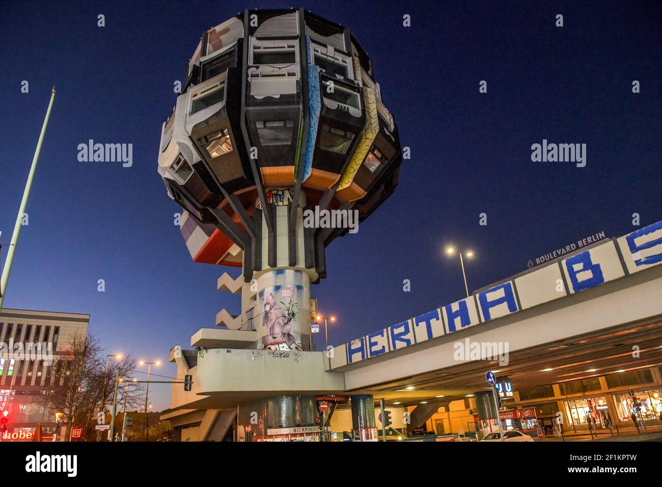 Bierpinsel, Schlossstrasse, Steglitz, Steglitz-Zehlendorf, Berlin, Deutschland Banque D'Images