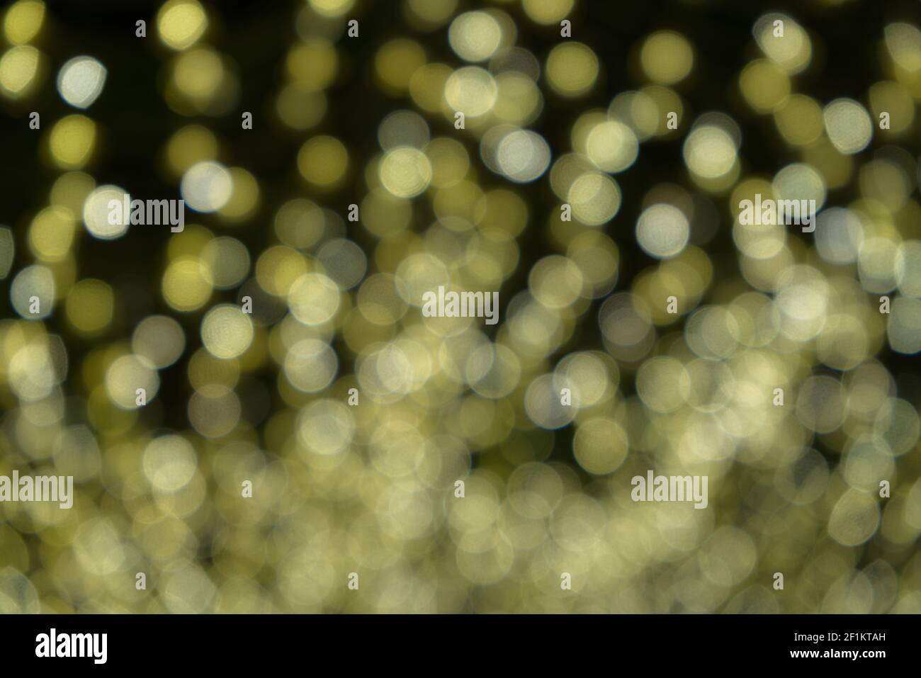 Cercle d'étoiles flou bokeh Résumé arrière-plan. Banque D'Images