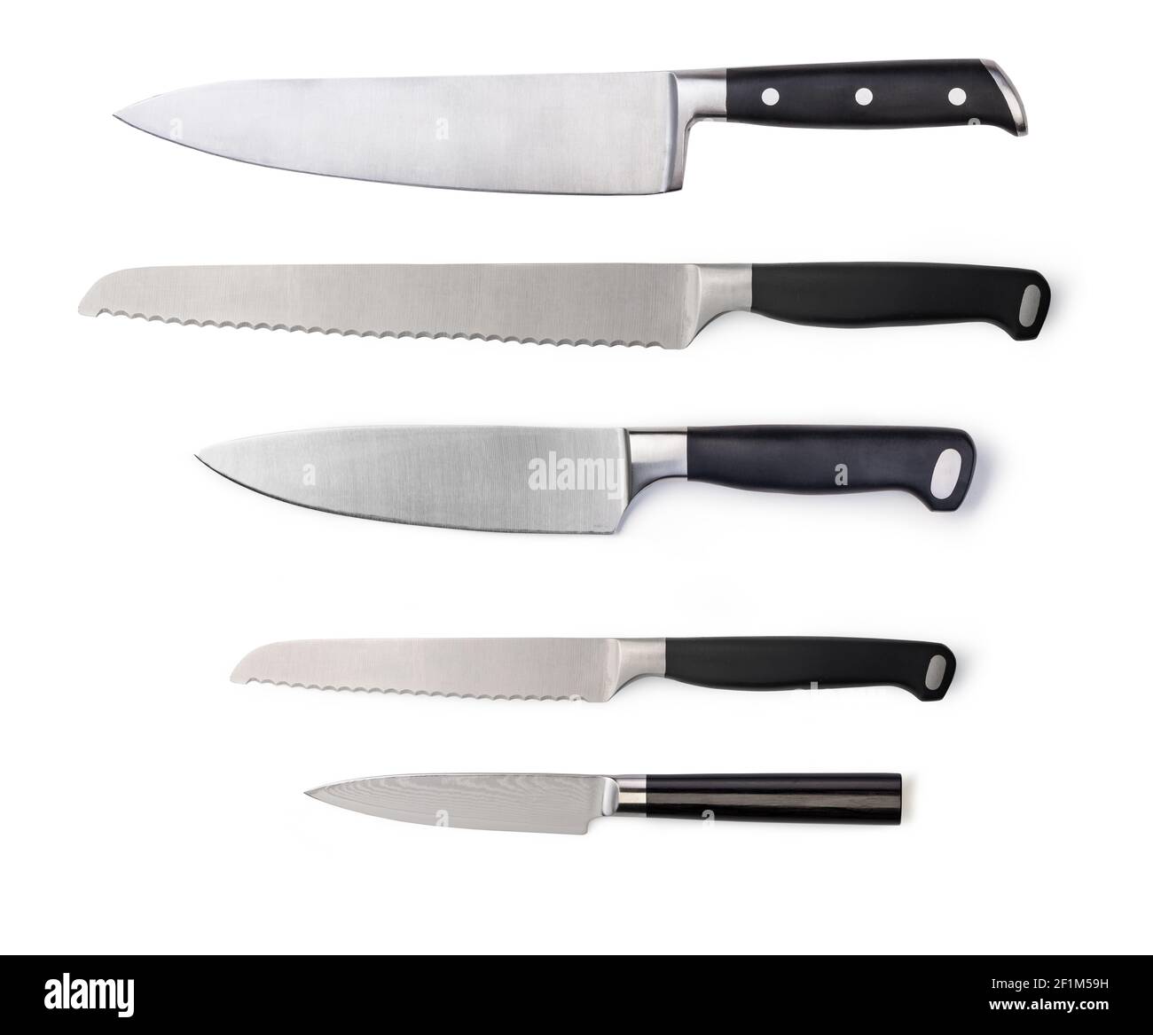 Couteaux de cuisine Banque D'Images