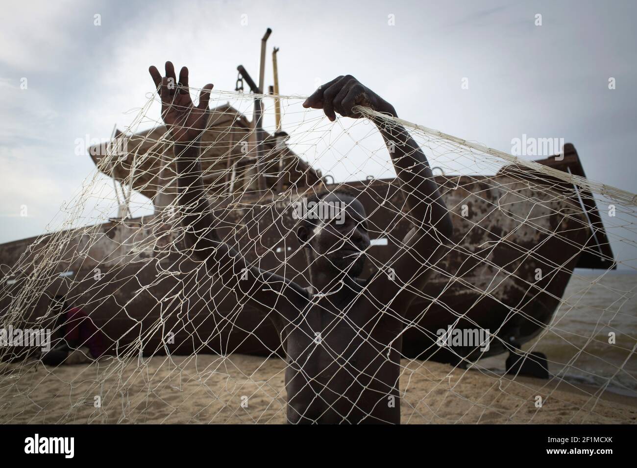 Poisson, lac Turkana. Kenya. Banque D'Images