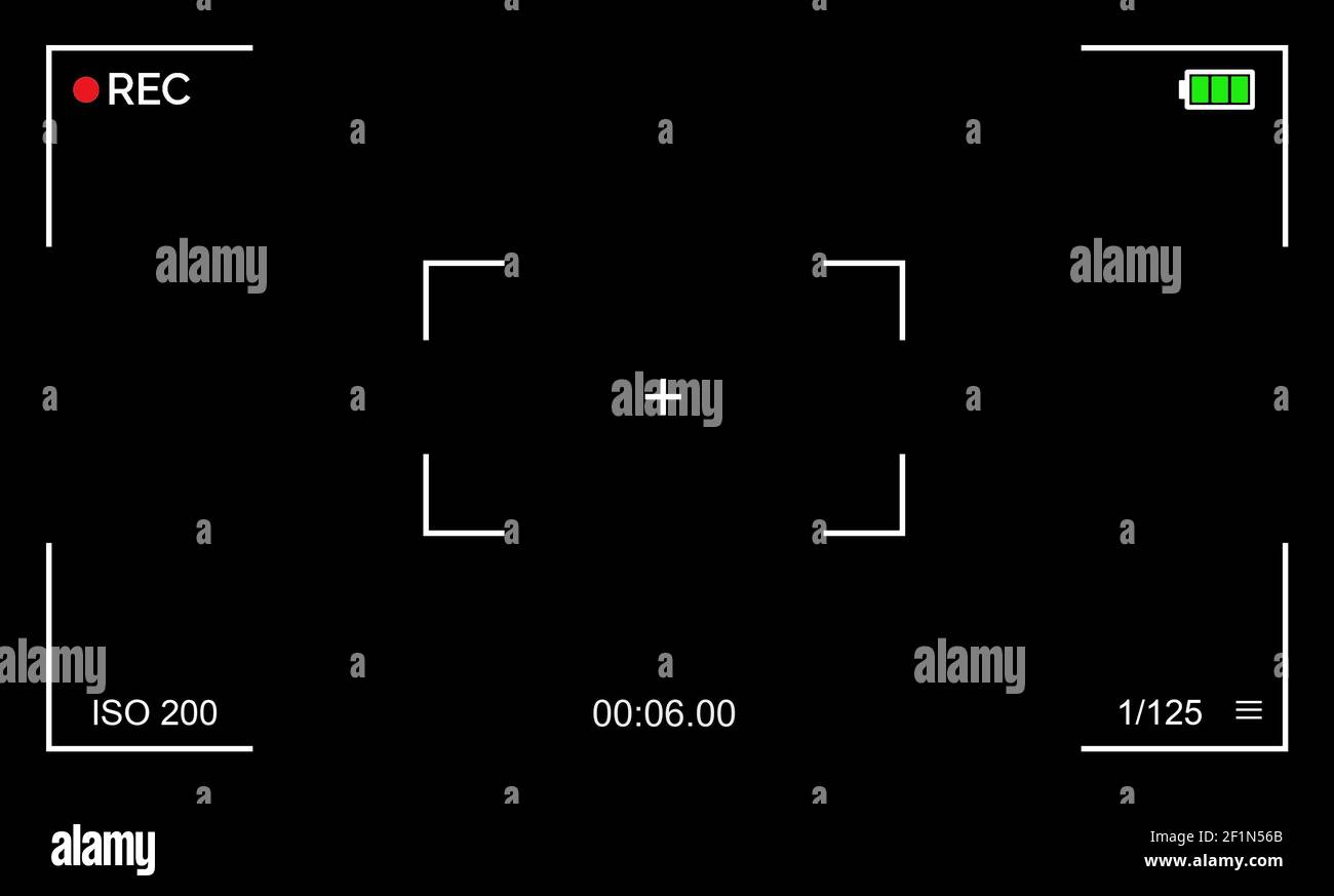 Camera viewfinder transparent background Banque de photographies et d