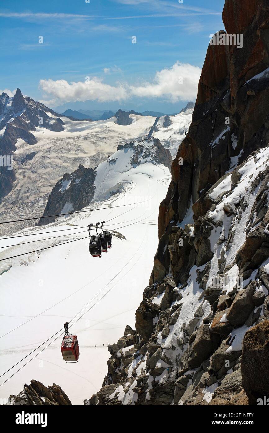 Aiguille du Midi Banque D'Images