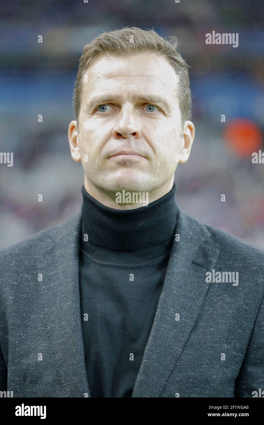 Oliver Bierhoff, directeur de l'équipe nationale allemande, lors du match international de football 2015 entre la France et l'Allemagne le 13 novembre 2015 au Stade de France de Saint Denis, France. Photo Stephane Allaman / DPPI Banque D'Images