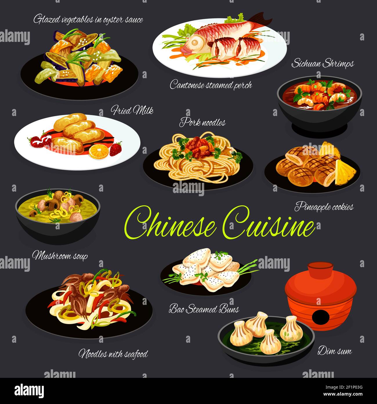 Photos Du Menu De La Cuisine Chinoise Restauration | Vignette