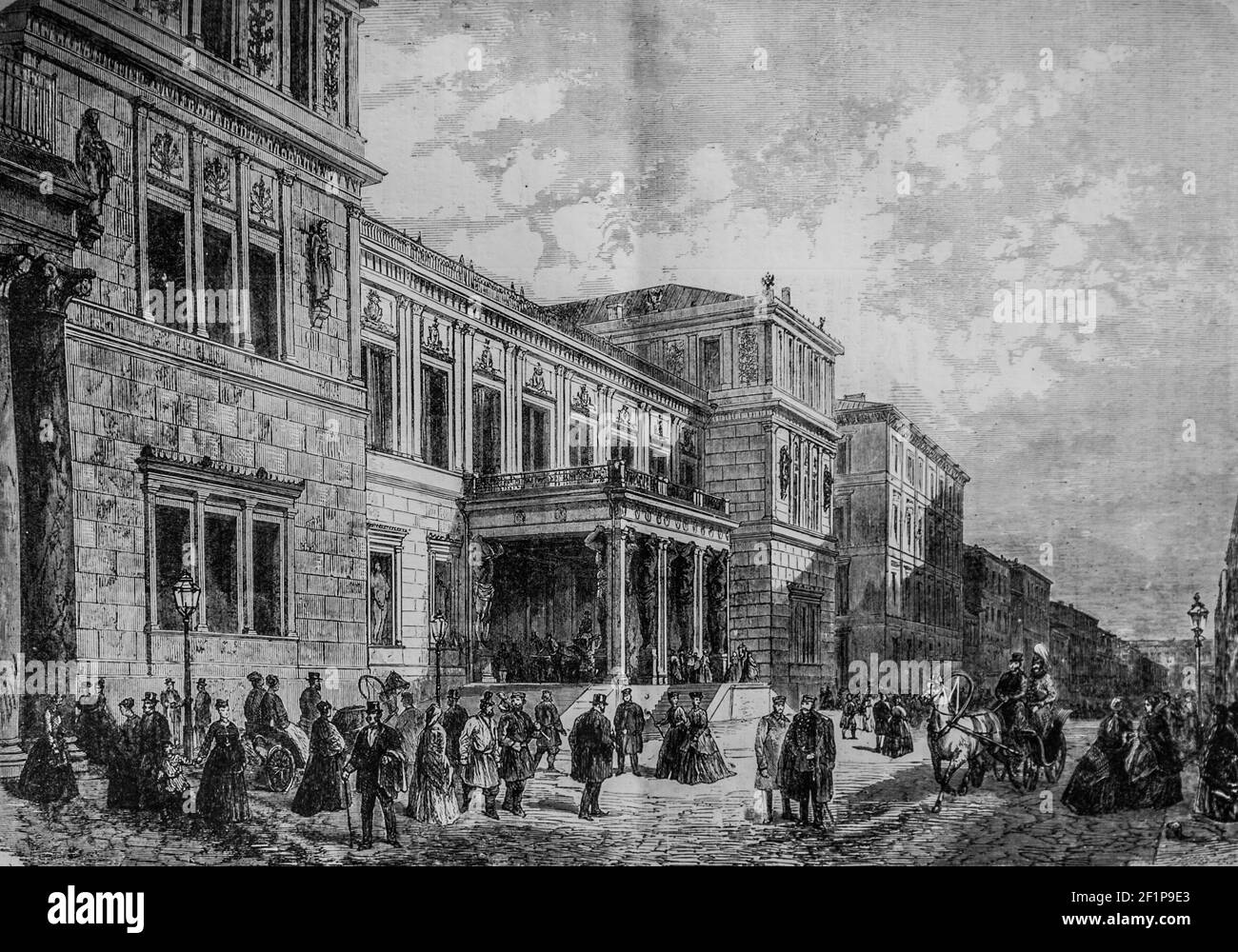 saint petersbourg musée du palais de l'ermitage, l'univers illustrateur, éditeur michele levy 1869 Banque D'Images