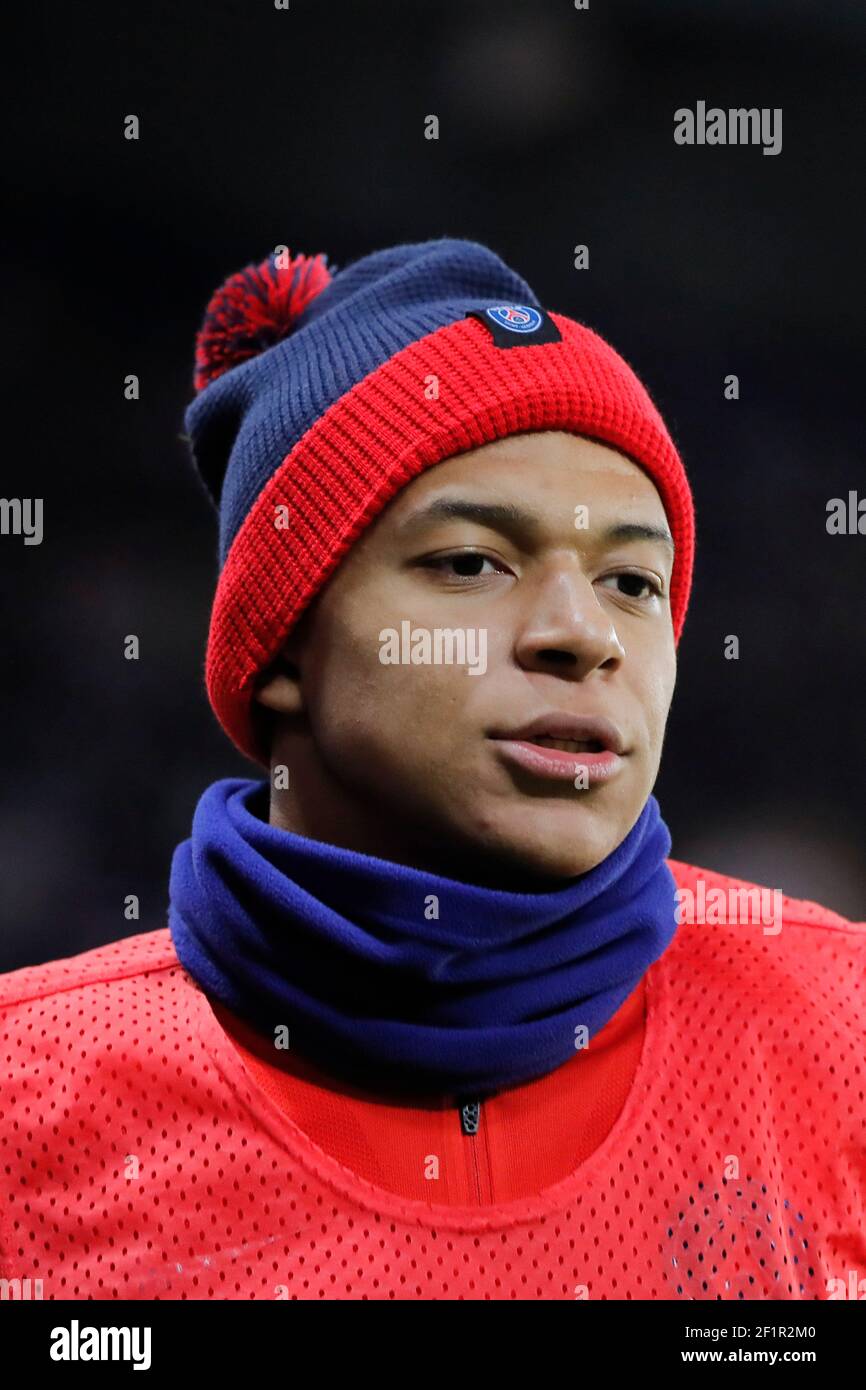 Kylian Mbappe (PSG) lors du match de football L1 du championnat français  entre Paris Saint-Germain (