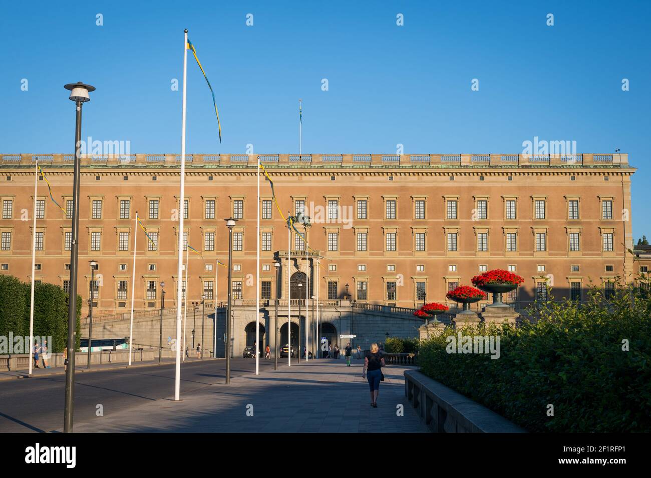 Palais royal de Stockholm (Kungliga slottet), Gamla Stan, Stockholm, Suède. Banque D'Images