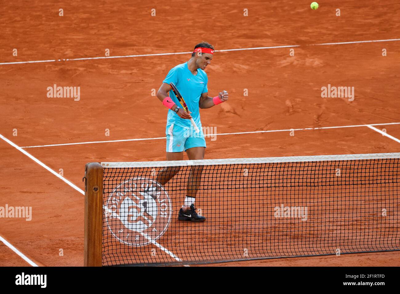 Rafael NADAL (ESP) célébration lors du tournoi de tennis Roland Garros 2020,  Grand Chelem, le 9 octobre 2020 au stade Roland Garros à Paris, France -  photo Stephane Allaman / DPPI Photo Stock - Alamy