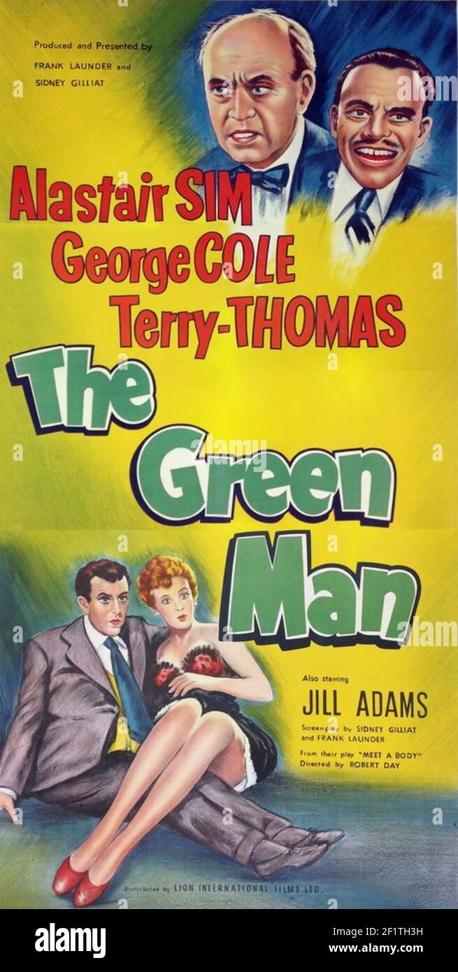 LA PRODUCTION GREEN MAN 1956 Grenadier films. Banque D'Images