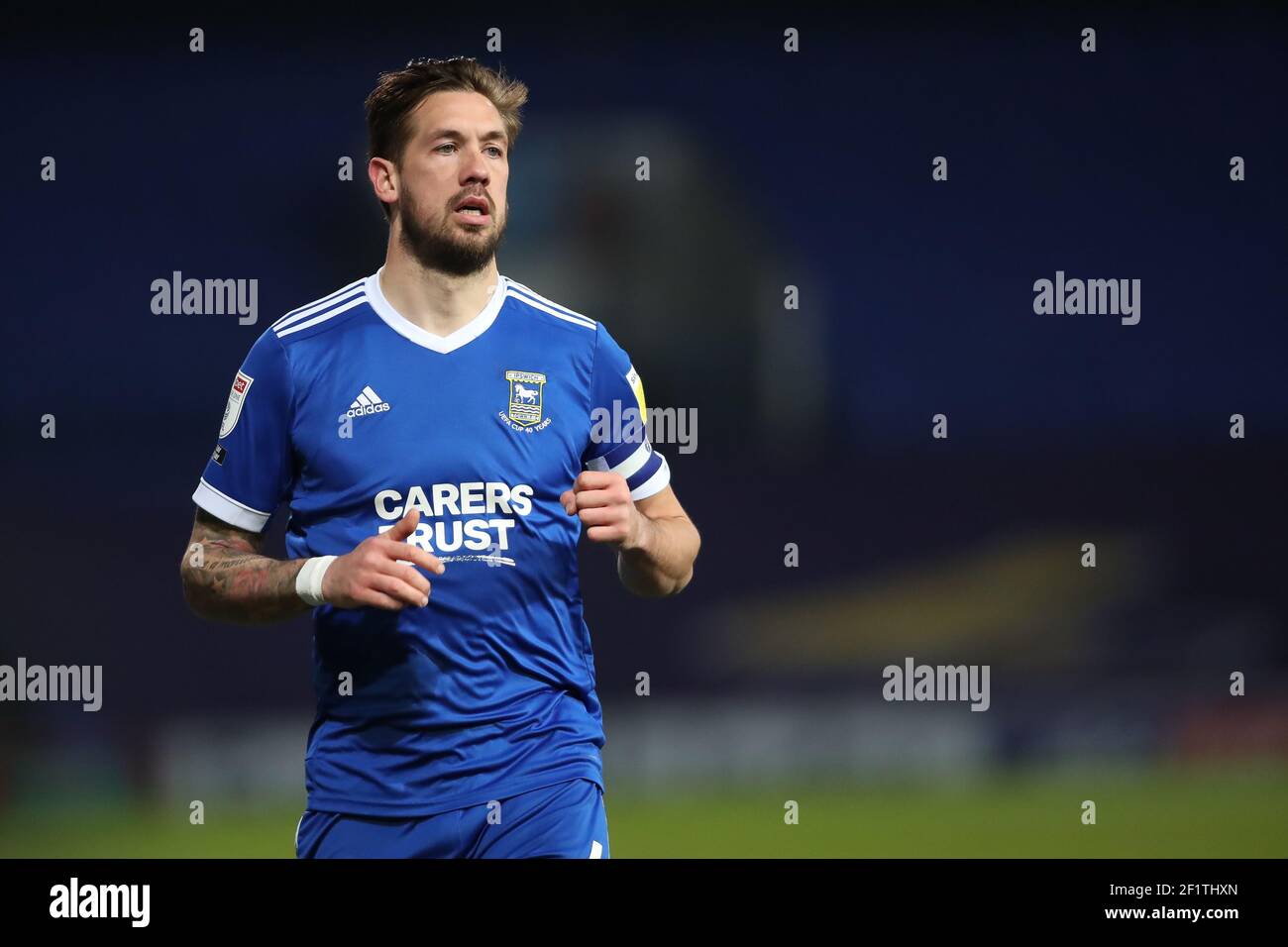 Ipswich, Royaume-Uni. 09e mars 2021. Luke Chambers #4 de la ville d'Ipswich pendant le match à Ipswich, Royaume-Uni le 3/9/2021. (Photo par Glenn Sparkes/News Images/Sipa USA) crédit: SIPA USA/Alay Live News Banque D'Images