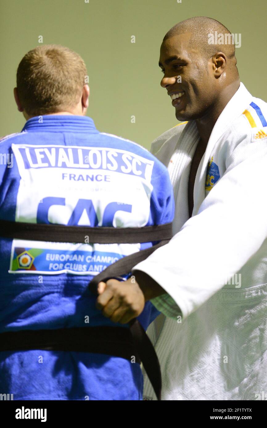 JUDO - TEDDY RINER CABINET - INSEP - 19/04/2012 - PHOTO : PHILIPPE MILLEREAU / KMSP / DPPI Banque D'Images