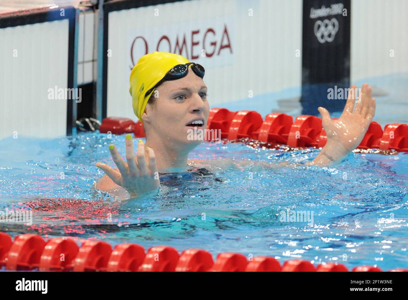 JEUX OLYMPIQUES DE LONDRES 2012 - CENTRE AQUATIQUE , LONDRES (ENG) - 29/07/2012 - PHOTO : PISCINE / KMSP / DPPI NATATION - Banque D'Images
