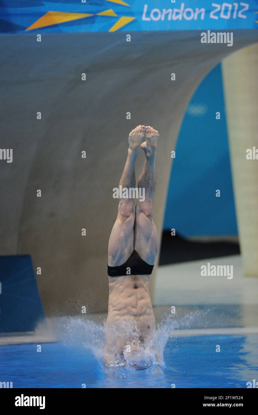 JEUX OLYMPIQUES DE LONDRES 2012 - CENTRE AQUATIQUE , LONDRES (ENG) - 29/07/2012 - PHOTO : POOL / KMSP / DPPIDIVING - SESSION DE FORMATION - Banque D'Images