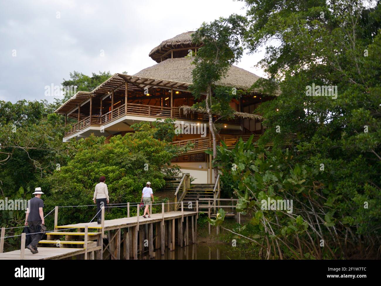 La Selva Amazon Ecolodge, Orellana, Equateur Banque D'Images