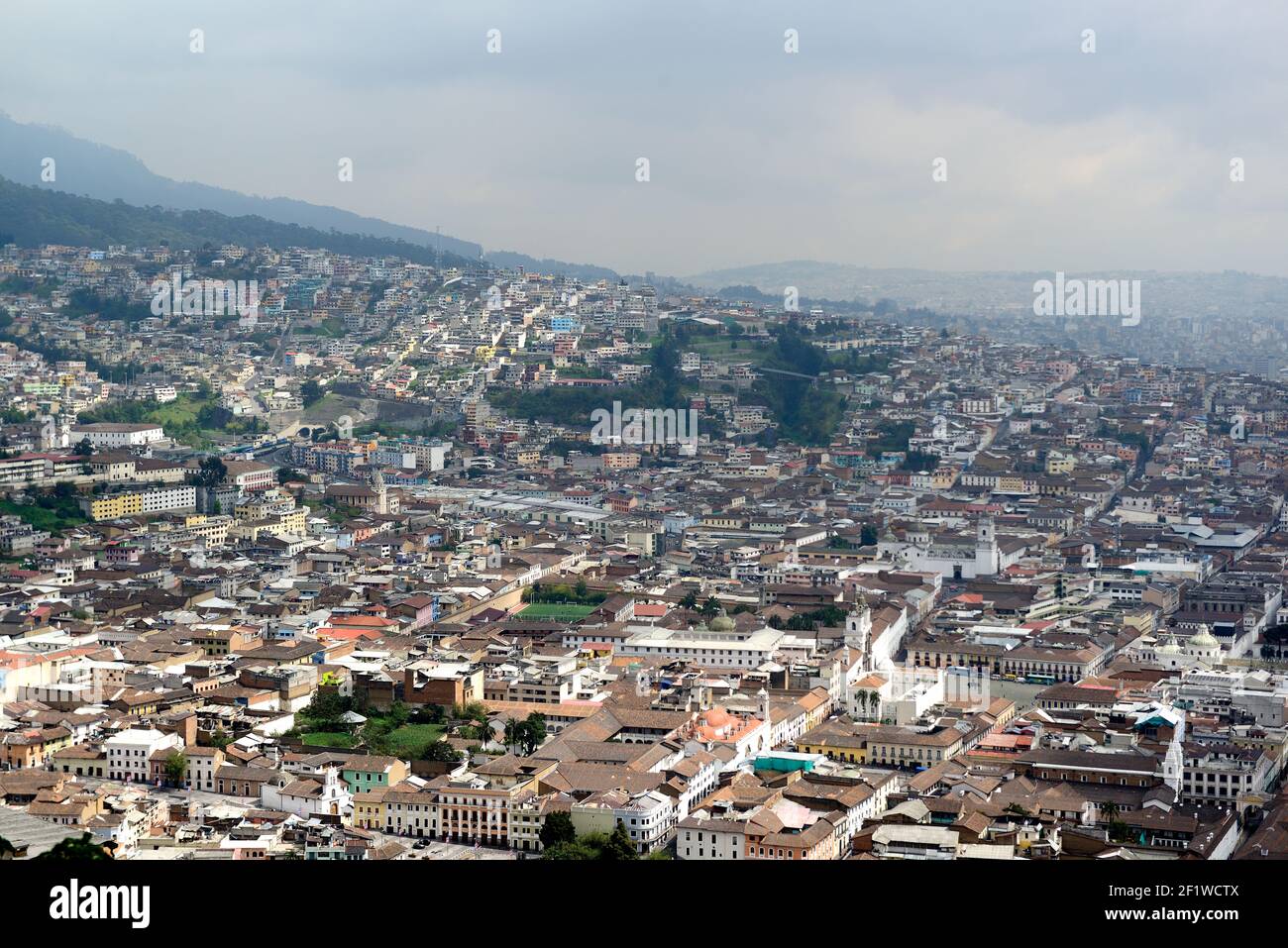 Quartier historique, Quito, Equateur Banque D'Images