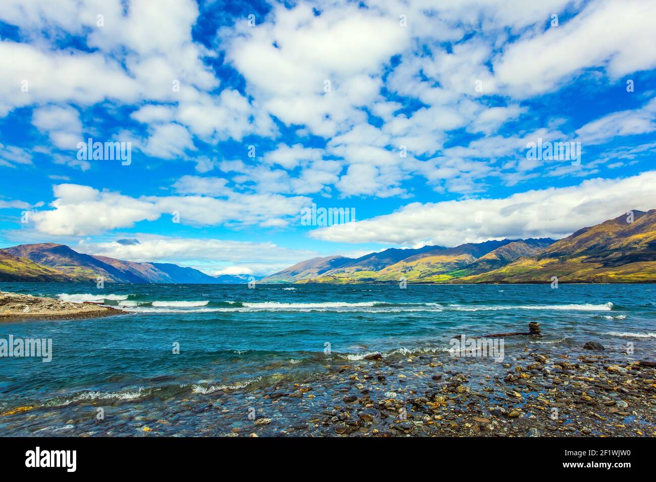 Le Wanaka en Nouvelle-Zélande Banque D'Images