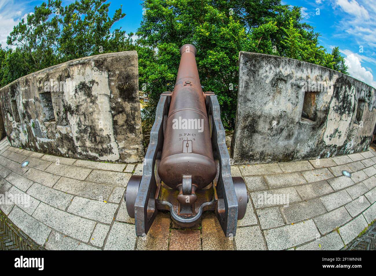 Monte fort de Cannon (région administrative spéciale de Macao) Banque D'Images