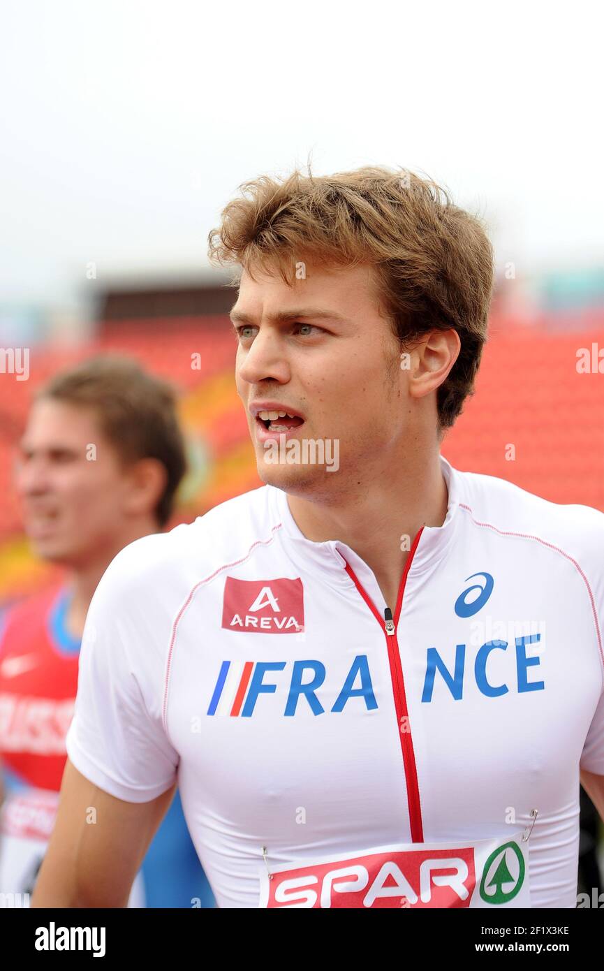 ATHLÉTISME - CHAMPIONNATS D'ÉQUIPE EUROPÉENS 2013 - GATESHEAD (GBR) - APERÇU - 21/06/2013 - PHOTO STEPHANE KEMPINAIRE / KMSP / DPPI - HOMMES 100 M B - CHRISTOPHE LEMAITRE (FRA) Banque D'Images