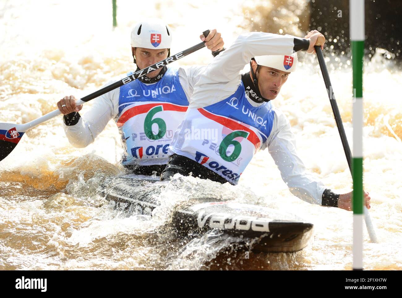 Canoë kayak - Championnat du monde de slalom 2013 - Prague , République Tchèque - 11 au 15/09/2013 - photo Stephane Kempinaire / KMSP / DPPI - jour 3 - 13/09/13 - Banque D'Images