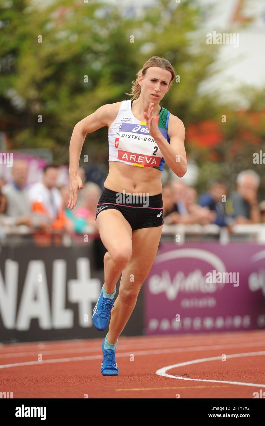 Lors des championnats d'élite français 2014, au stade Georges-Hebert, à Reims, en France, le 13 juillet 2014. Photo Stephane Kempinaire / KMSP / DPPI Banque D'Images