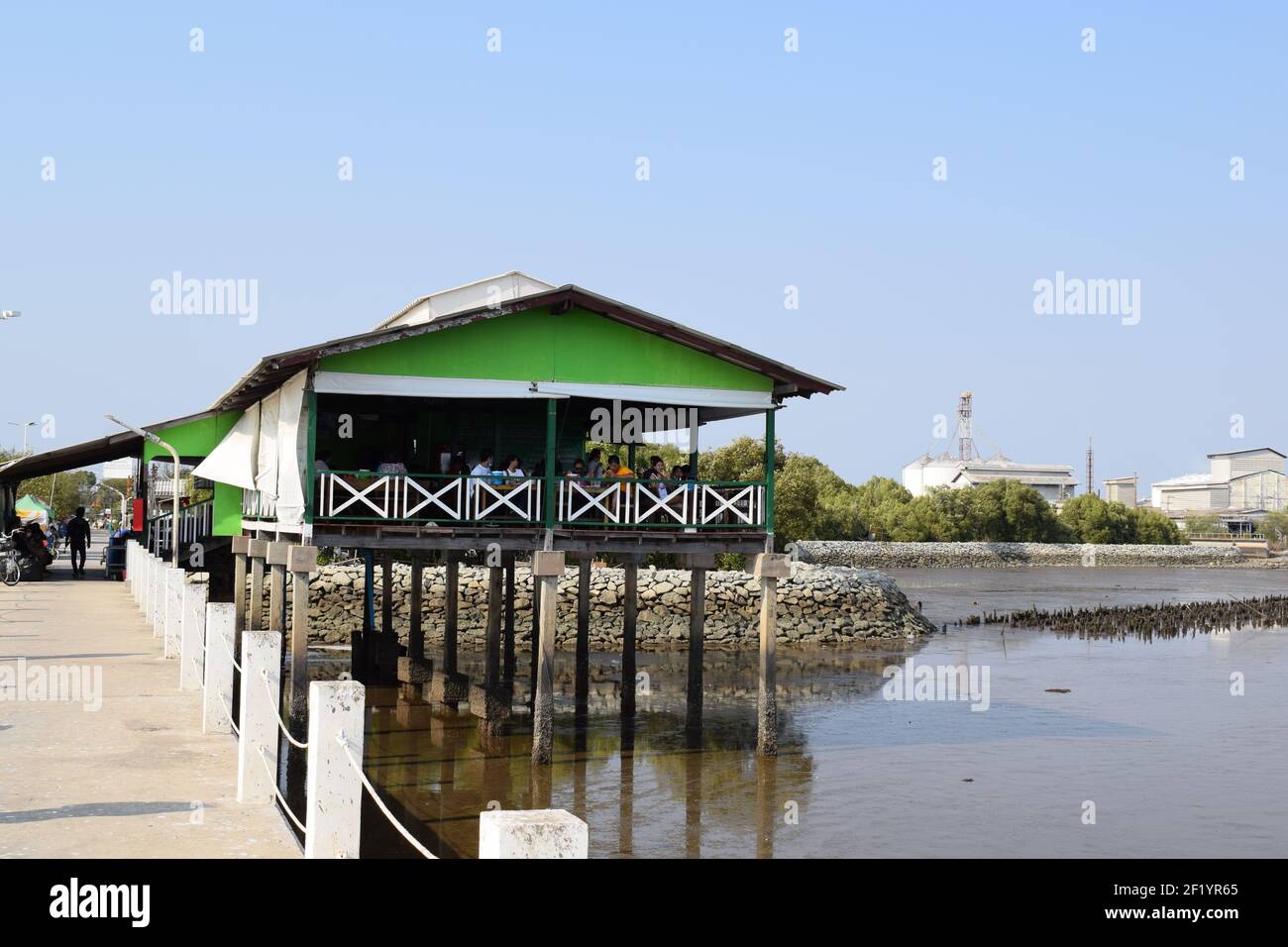 Leben am Meer en Thaïlande Banque D'Images