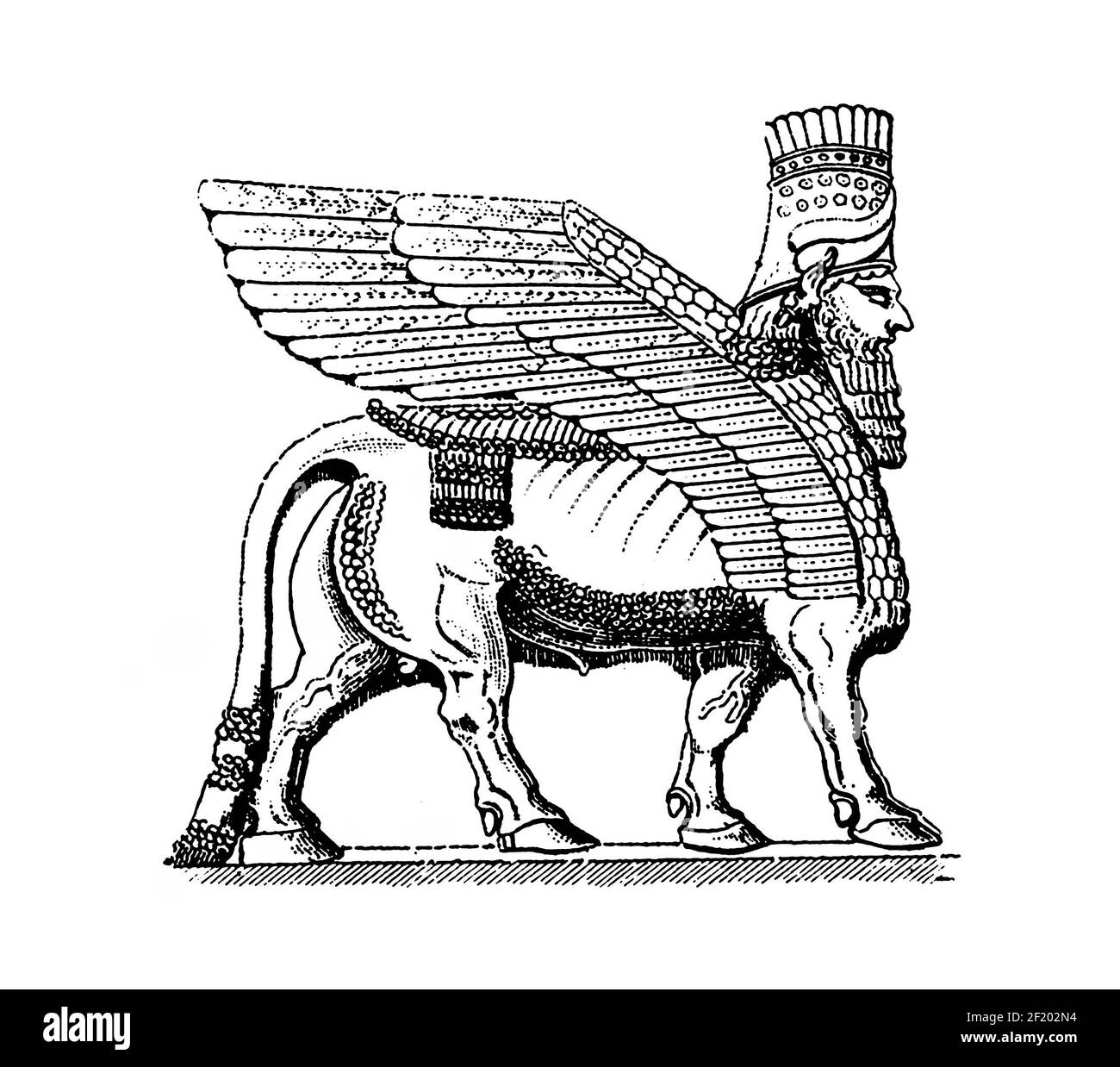 Illustration ancienne de colonnes à Persepolis. Publié dans Systematischer Bilder-Atlas zum conversations-Lexikon, Ikonographische Encyklopedie der W. Banque D'Images