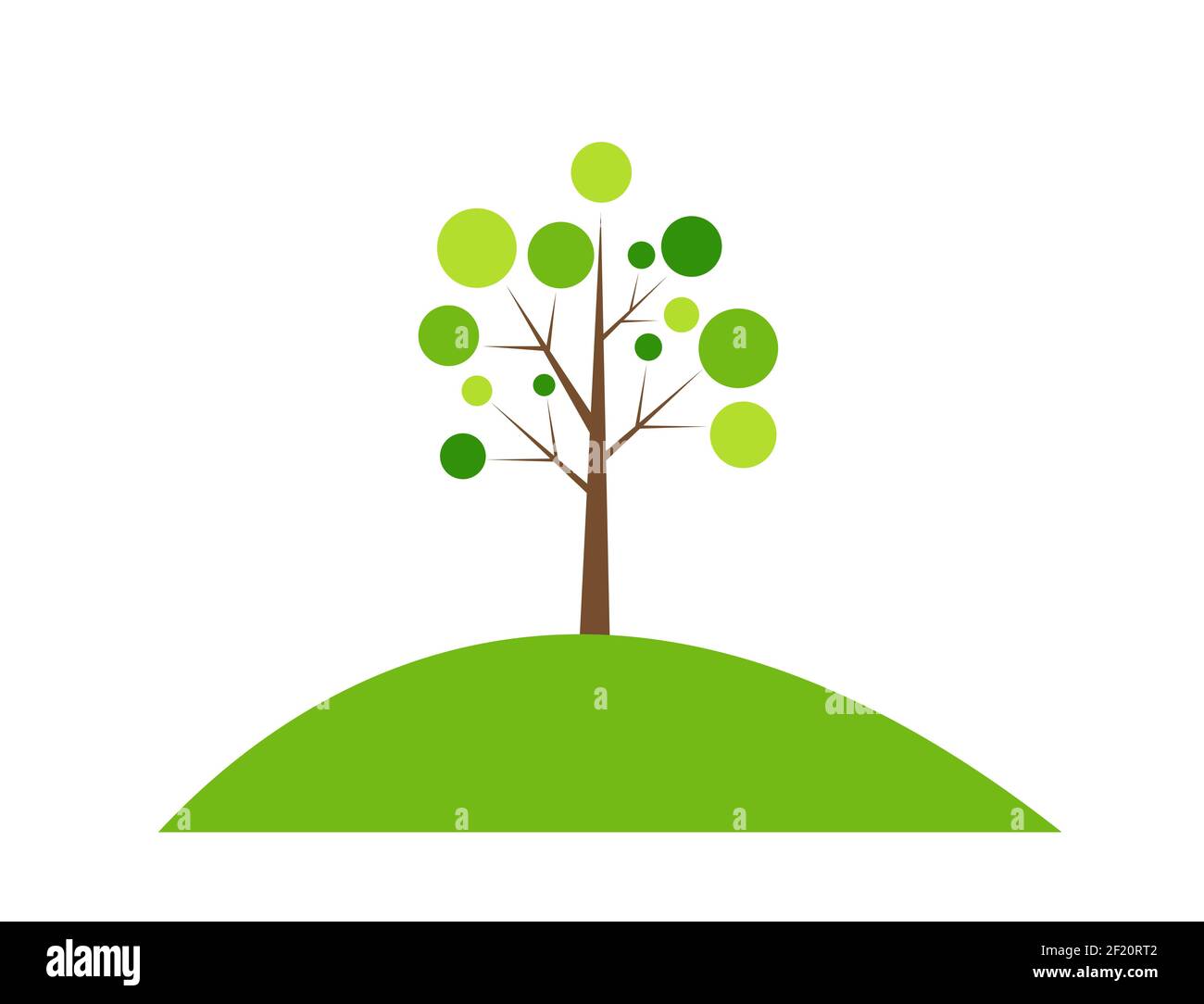 L'icône arbre vector illustration Illustration de Vecteur